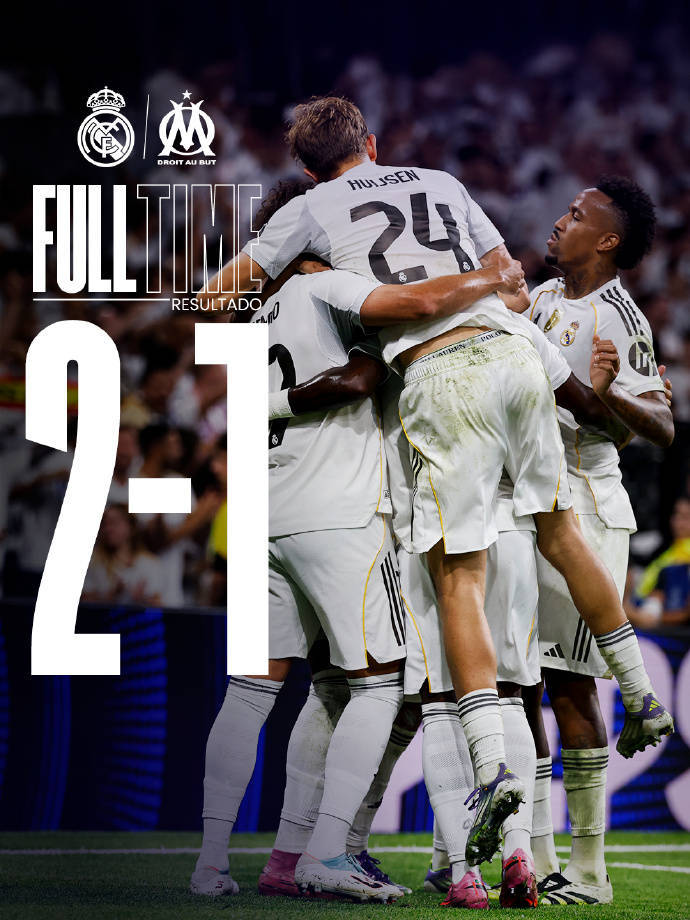 十人皇马2比1逆转马赛，姆巴佩双响证明关键性，外战隐忧仍存在